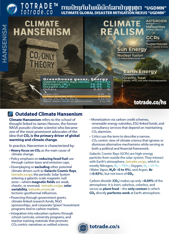 Outdated Climate Hansenism, The Club Of Rome CO2 bias